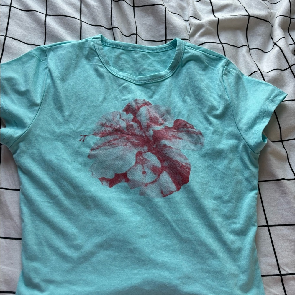 hawaiian flower t shirt